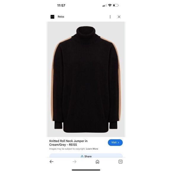 Reiss Nova Knitted Roll Neck Sweater - Picture 4 of 8